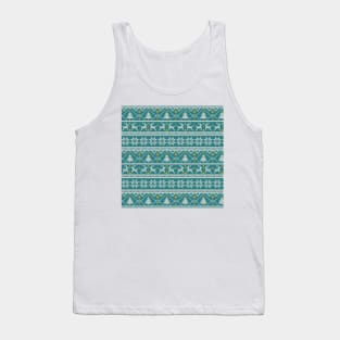 Christmas knitted pattern Tank Top